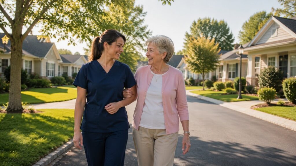 Companion care and home health aide services for residents of Holiday City and Sonata Bay in Berkeley Township NJ